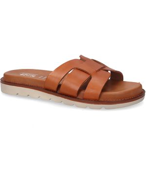Camel Active Brushed Nappa TAN Sandale - Braun