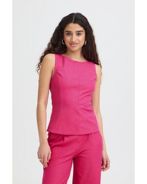 Ichi Blusentop Ärmellose Ihkate - Pink