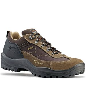 Grisport Halbschuh "Gröden" Veloursleder Wasserabweisend Jagdschuh Neu Outdoorschuh - Schwarz