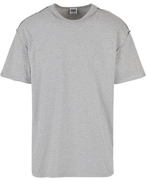 Urban Classics T-Shirt Oversized Inside Out Tee (1-tlg) - Grau