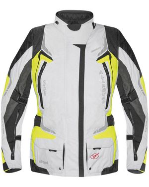 Germot Motorradjacke Allround wasserdichte Motorrad Textiljacke - Grau