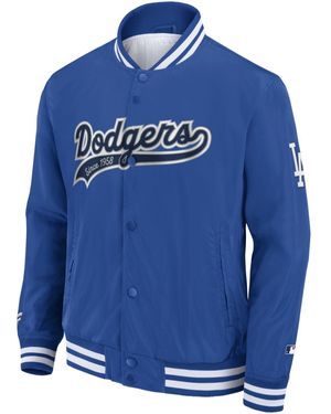 Fanatics Collegejacke Los Angeles Dodgers MLB SATEEN College - Blau