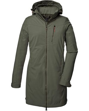 Killtec Softshellmantel KOS 41 WMN SFTSHLL PRK CS Parka, Funktionsmantel auch in Groß Größen - Grün