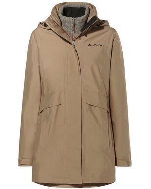 Vaude Funktionsjacke Jacke Wo Idris 3In1 Parka Iv - Natur
