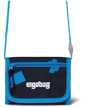 ergobag Geldbörse Brustbeutel (Portemonnaie), Schlaufe zum Umhängen - Blau