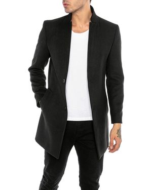 Redbridge Kurzmantel im minimalistischen Look - Schwarz