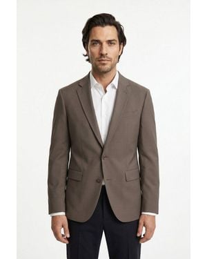 Cinque Baukastensakko Citotti-S Regular Fit, Schurwollmix - Braun