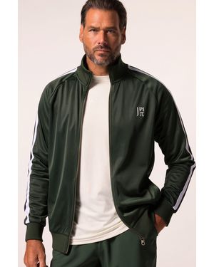 JP1880 Fleecejacke Funktions-Trainingsjacke Fitness bis 7 XL - Schwarz