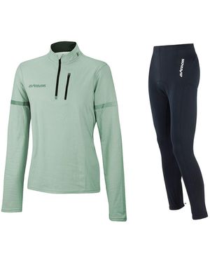 Airtracks Fahrradhose Thermo Radtrikot Set - Grün