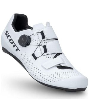 Scott Shoe Road Team Boa Fahrradschuh Leistungsstarker Radschuh Mit Präziser Passform Und Optimaler - Weiß