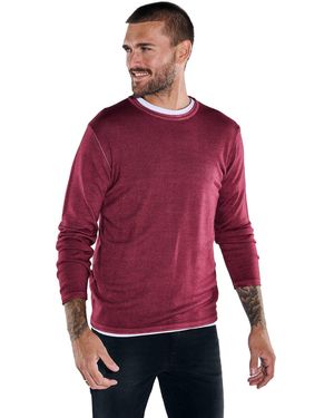 emilio adani Rundhalspullover Pullover uni - Rot