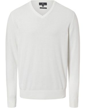 Nils Sundström Strickpullover - Weiß