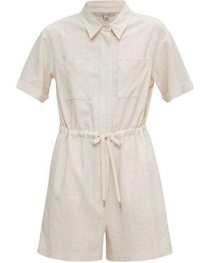 comma casual identity Overall kurz - Weiß