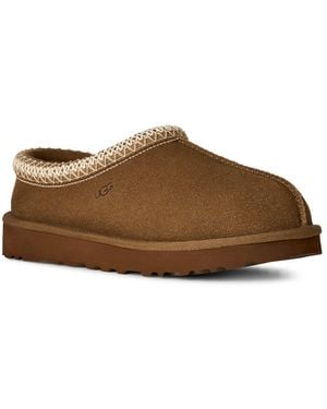 UGG W Tasman Ii Slipper Homeslipper, Schlupfschuh, Clog Mit Textilband Verziert - Schwarz