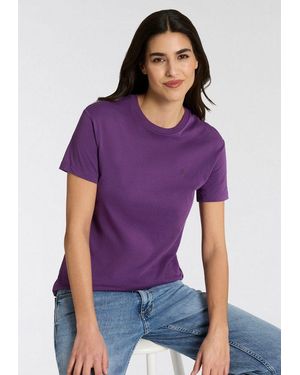 Replay T-Shirt Mit Rundhals, Reine Baumwolle - Lila