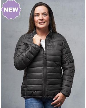 Promodoro Outdoorjacke Women ́s Padded Jacket Steppjacke - Grau
