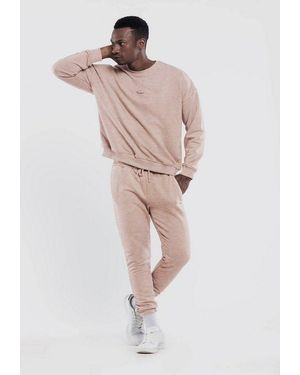 Tom Barron Jogginganzug Mit Rundhals, Keine/Nicht Relevant - Pink