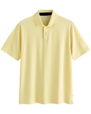 Next Poloshirt Active Golf Mesh-Poloshirt (1-Tlg) - Gelb