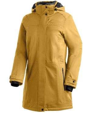 Maier Sports Winterjacke Lisa 2.1 Damen Mantel, Atmungsaktiver Wintermantel, Wasserdicht, Regular Fit - Gelb