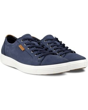 Ecco Soft 7 (Aus Premium-Leder) Marineblau Herren Sneaker