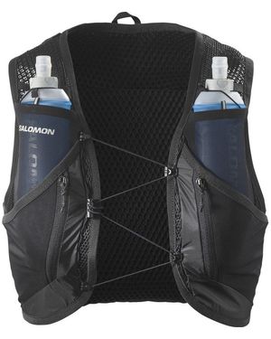 Salomon Trinkrucksack Active Skin 12, Mit Trinksystem Inklusive, Trinksystemvorbereitung Bis 5 Liter - Schwarz