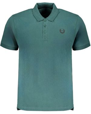 Gianmarco Venturi Stilvolles -Poloshirt in Grün mit