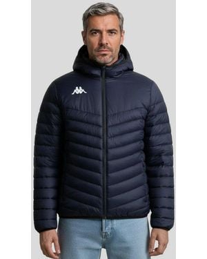 Kappa Winterjacke Doccio Padded Jacke Steppjacke Outdoorjacke Mit Kapuze - Blau