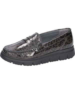 Waldläufer H-Pina Slipper Loafer, Schlupfschuh, Bequemschuh - Schwarz