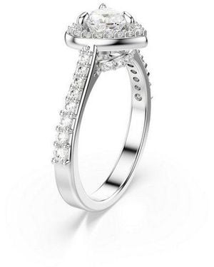 Swarovski Fingerring Schmuck Geschenk Una Ring, Mit Kristall, Zirkonia (Synth) - Schwarz