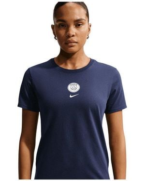 Nike T-Shirt Performance Baumwolle - Blau