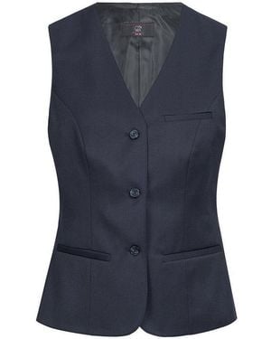 Greiff Anzugweste Corporate Weste Basic Damen Oeko Tex Marine - Blau