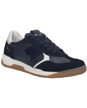 Josef Seibel Arleen 01 Keilsneaker Freizeitschuh, Halbschuh, Schnürer, Kontrastbesatz, G-Weite - Blau