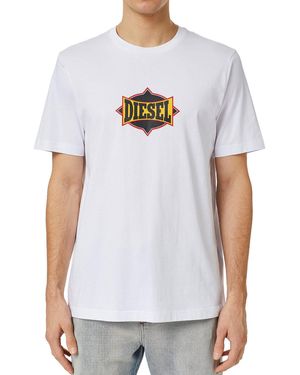 DIESEL Rundhalsshirt Regular Fit - Weiß