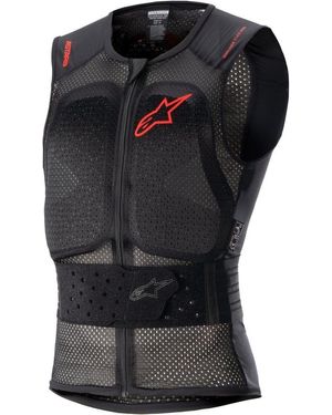 Alpinestars Hoodie Nucleon Flex Pro Protektorenweste Atmungsaktiv belüftet - Schwarz