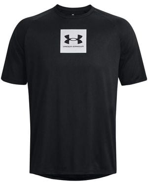 Under Armour ® T-Shirt Tech Part Fill Shortsleeve - Schwarz