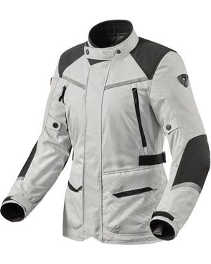Revit Motorradjacke Voltiac 3 H2O Motorrad Textiljacke - Grau