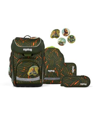 ergobag Schulranzen-Set CUBO ExBärdition - Grün