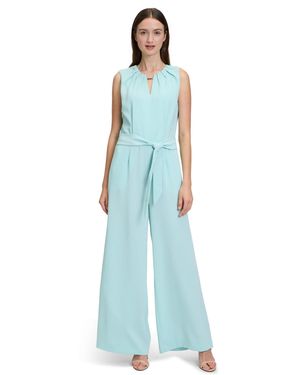 BETTY&CO & Overall Betty & Co Jumpsuit ohne Arm (1-tlg) Falten - Blau