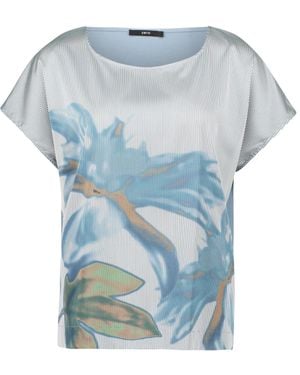 Zero Print-Shirt - Blau