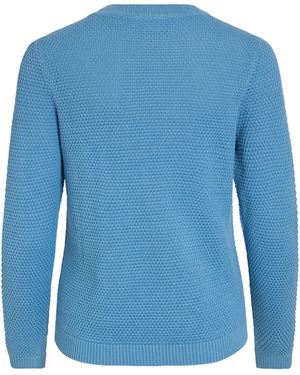 Vila Strickpullover VIDALO O-NECK - Blau