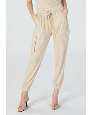 MARC AUREL Cargohose im Cargo Look - Natur