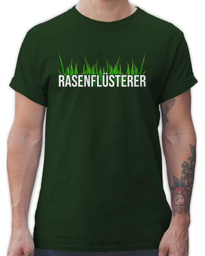 Shirtracer T-Shirt Rasenflüsterer Hausmeister Geschenk - Grün