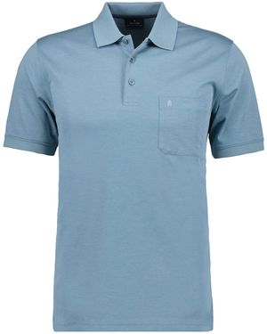 RAGMAN Poloshirt Polo Softknit - Blau