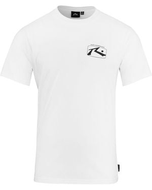 Rusty T-Shirt ADVOCATE SHORT SLEEVE TEE - Weiß