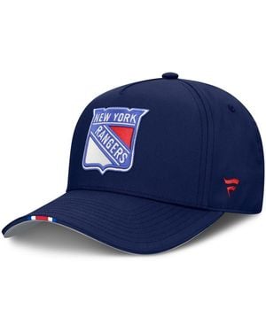 Fanatics Baseball Cap New York Rangers NHL Draft 25 Adj. Meshback - Blau