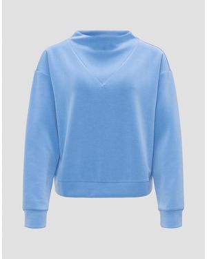 Opus Sweatshirt Ginsanu blue salt - Blau