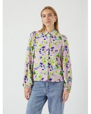 Y.A.S Hemdbluse Yasasina Ls Shirt S. Noos - Weiß