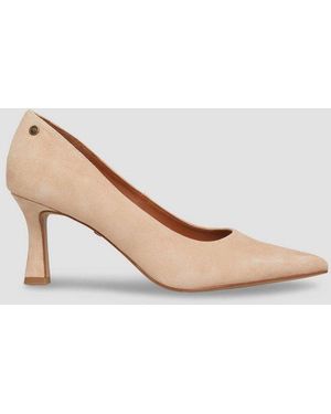 S.oliver Pumps Pumps Pumps Aus Echtleder - Natur