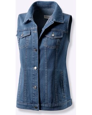 WITT Jerseyweste Jeansweste - Blau