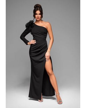 Ombre Abendkleid Megan - Schwarz